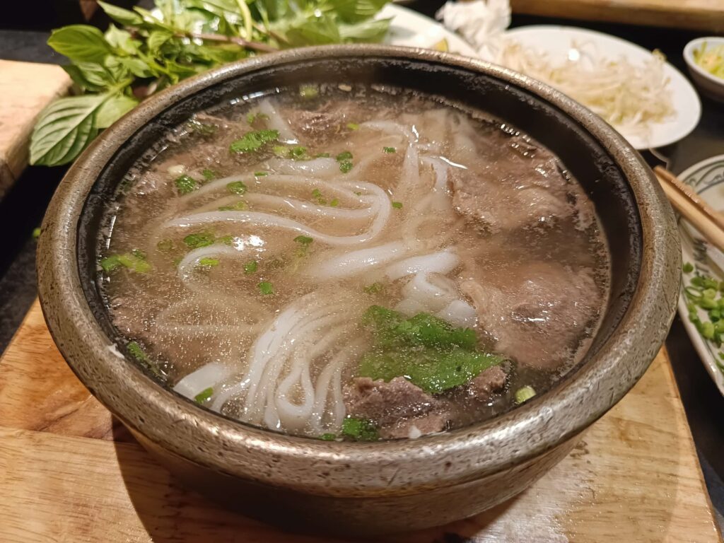 西貢道地牛肉河粉特寫