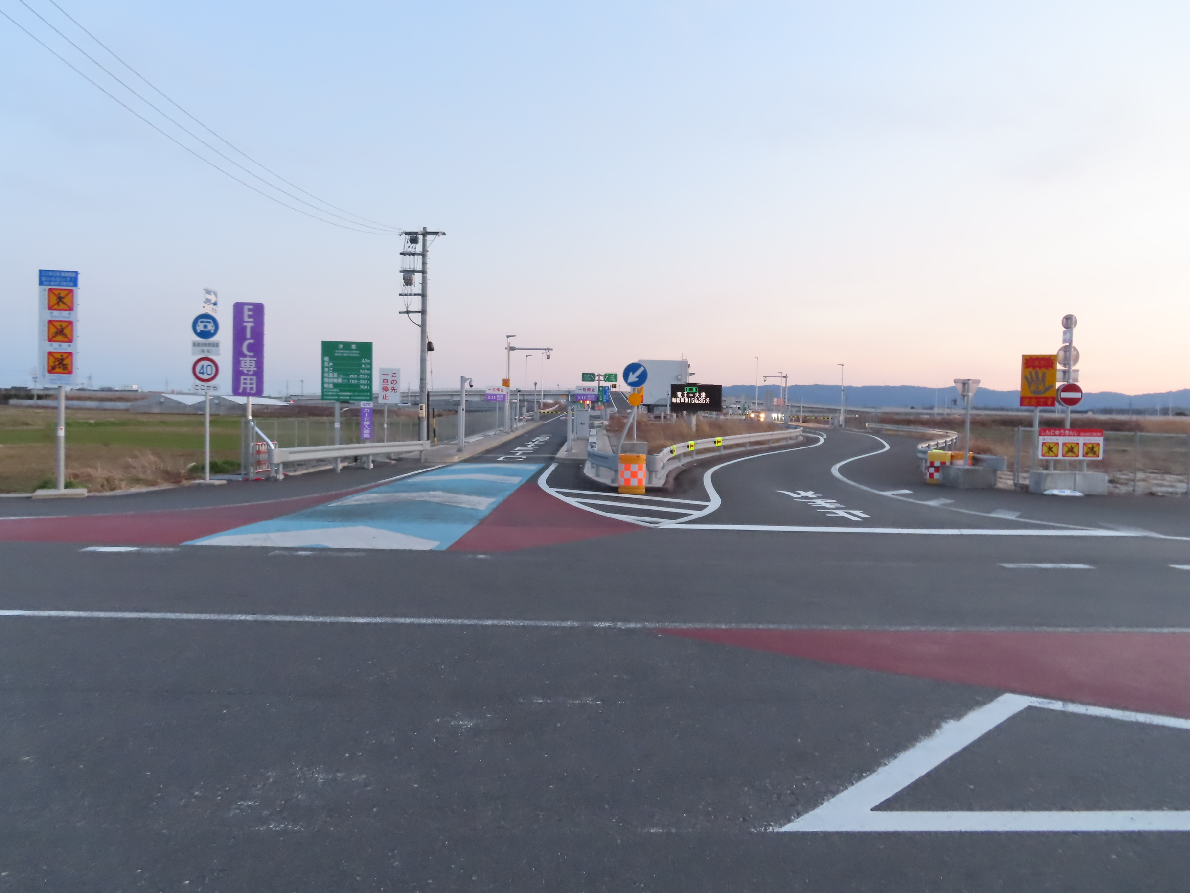 日本高速公路Smart IC智慧交流道入口實景